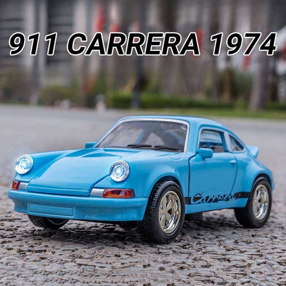 1:36 Alloy 911 CARRERA 1974 Rolls-Royce Cullinan Diecast Model Toy Car Doors Opened Sound Light Pull Back Cars Collectibles Gift Z260306