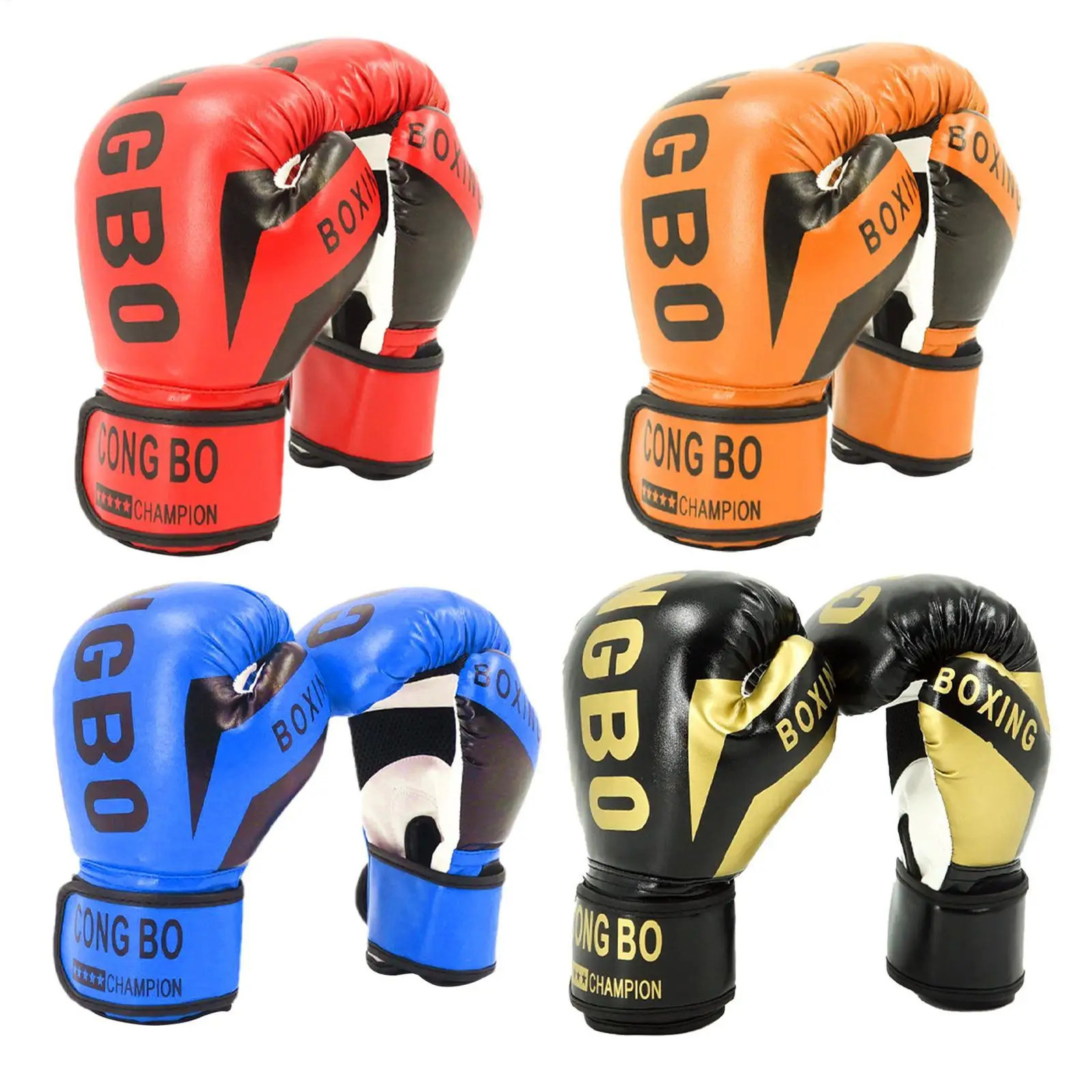 1 Pair Kids Boxing Gloves Children Punch Training Kickboxing Fighting Fitness Mitts Hitting PU Leather Hand Protector 260228