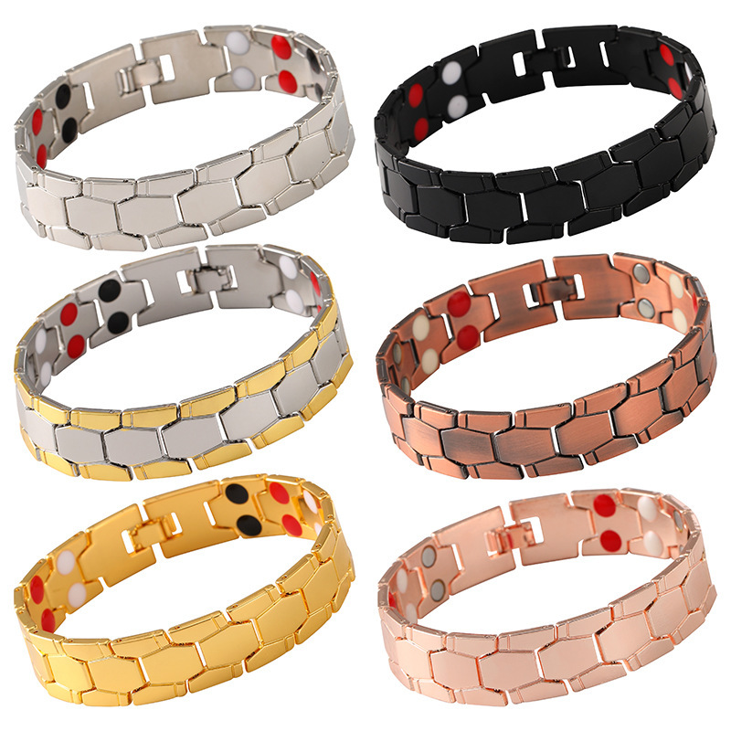 Luxury Brand Designer Jewelry Hot-Selling Spherical Hexagonal Bracelet For Men With Magnetic Four-In-One Wide Detachable Men's Bracelet Couple 