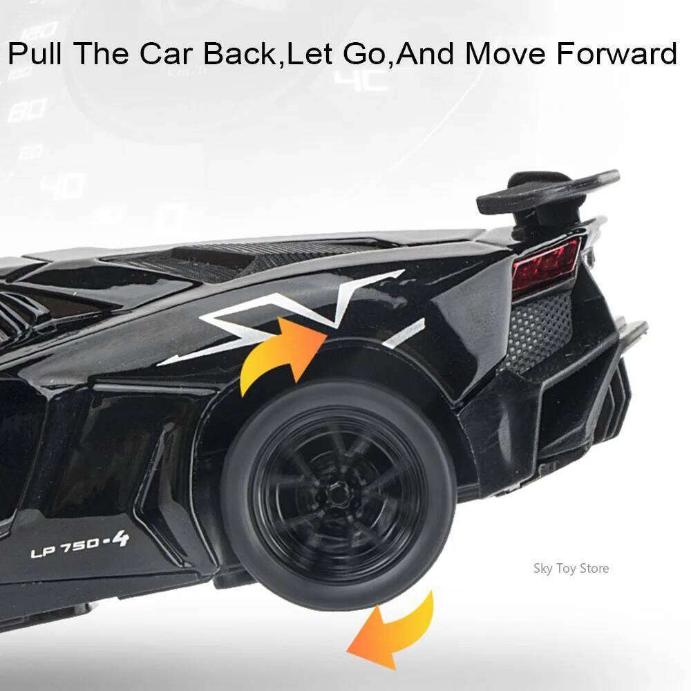 1:32 Divo Lambor LP750 Diecast Alloy Police Car Model Toys Doors Opened with Sound Light Miniature Vehices Collect Childen Gifts Z260307