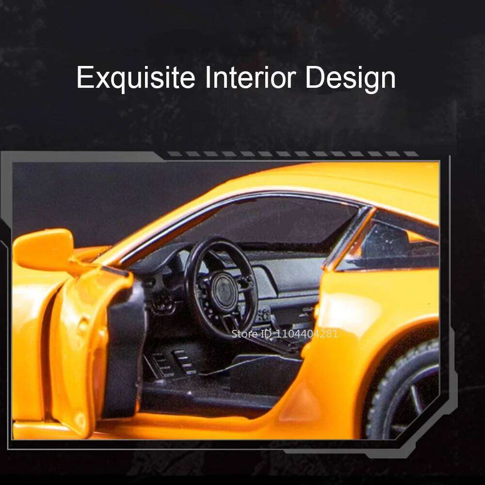 1:32 911 GT3 Panamera Alloy Model Toys Car Doors Opened Sound Light Pull Back Rubber Tires Children Diecast Toy Vehicle Boy Gift Z260306