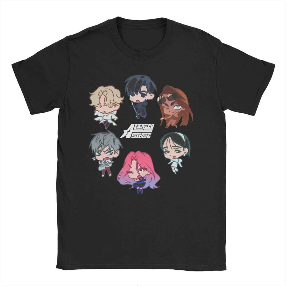 Alien Stage Men Women's T Shirt Till Ivan Anime Humorous Tees Short Sleeve O Neck Y2k T-Shirts Cotton Vintage Original Tops XJ260306 XJ260306