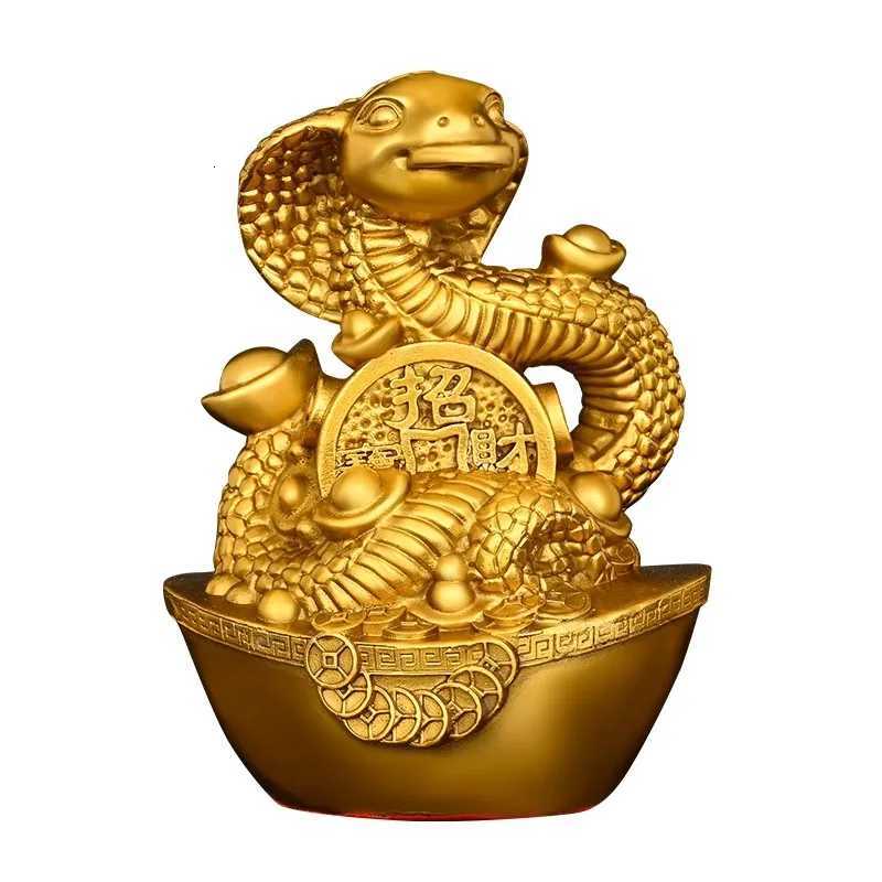 Chinese Zodiac Brass Statue Set - 12 Pcs Feng Shui Animal Figurines for Home Decor & WealthT260307