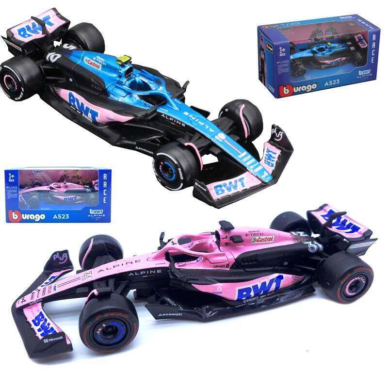 2025 Bburago 1:43 BWT Alpine F1 Team A525 A524 2023 A523 #10 #31 Racing Formula Static Simulation Diecast Alloy Model Car Z260306