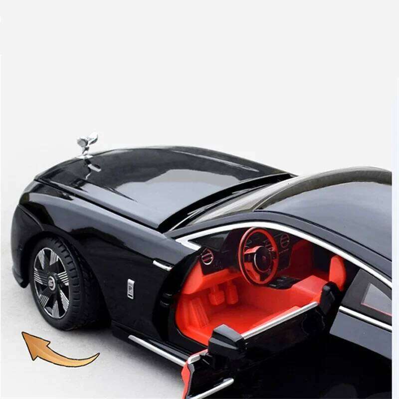 1:24 Rolls Royces Spectre Alloy Luxy New Energy Diecasts & Toy Vehicle Metal Charging Car Model Sound Light Kids Gifts Z260306