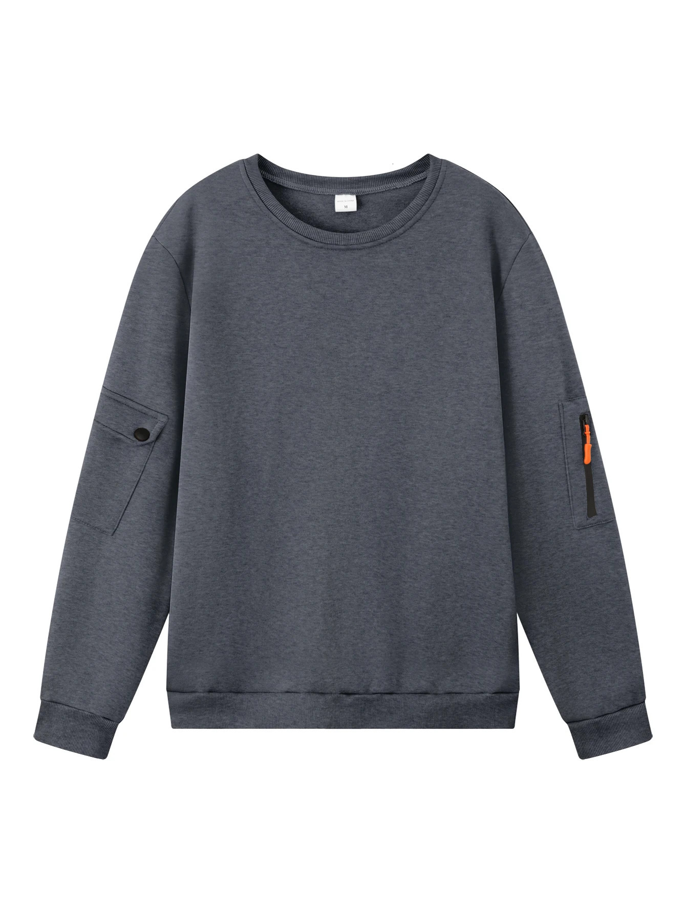 autumn and winter mens Tshirt sports shirt casual long sleeved round neck windproof top 260302