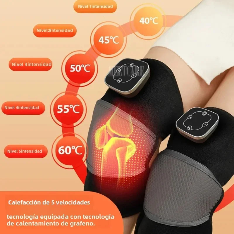 3in1 Electric Knee And Shoulder Brace Massage with Vibration Heated Therapy for Pain Relief Warmth Cold Leg Knee Support 260304