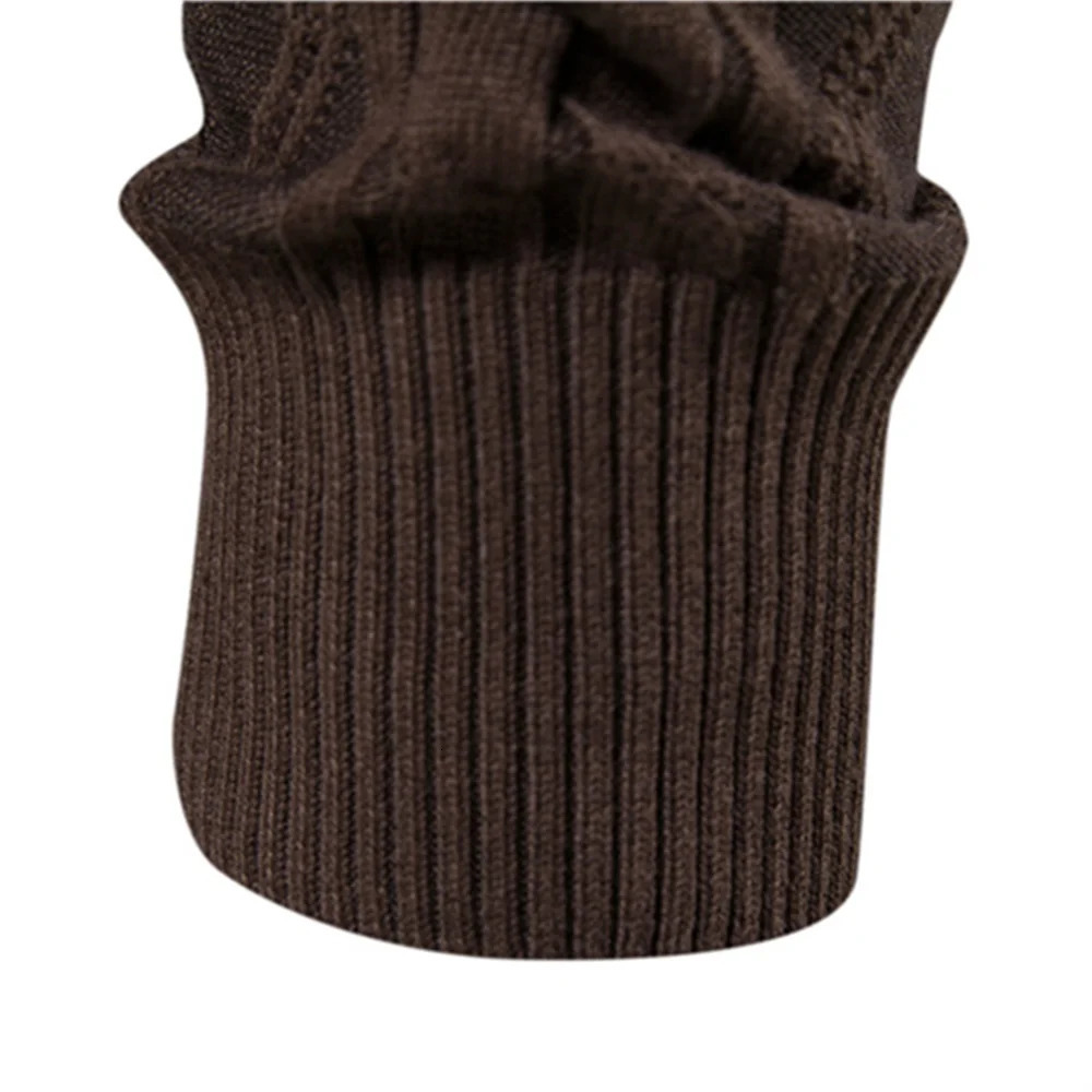 AIOPESON Cotton Argyle Cardigan Men Casual Single Breasted Solid Color Business Mens Cardigans Winter Fashion Sweater Man 260306
