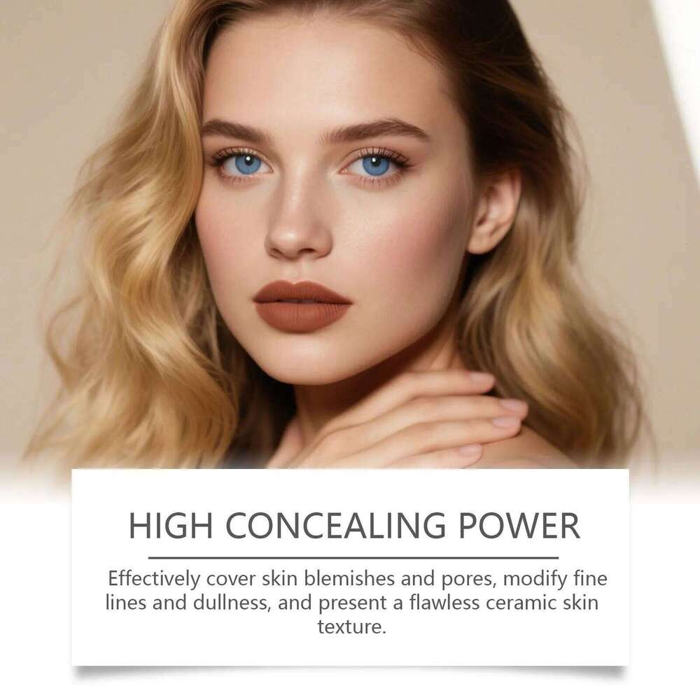 2-in-1 Color Changing Foundation Stick Moisturizing Brightening Matte High Concealer Lightweight Long Lasting Base Makeup 26L0306