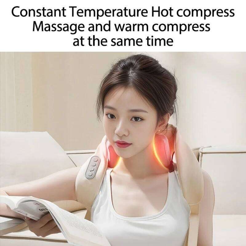 Multifunctional Cervical Shoulder Neck Hot Compress Trapezius Muscle Massager 26Y0307