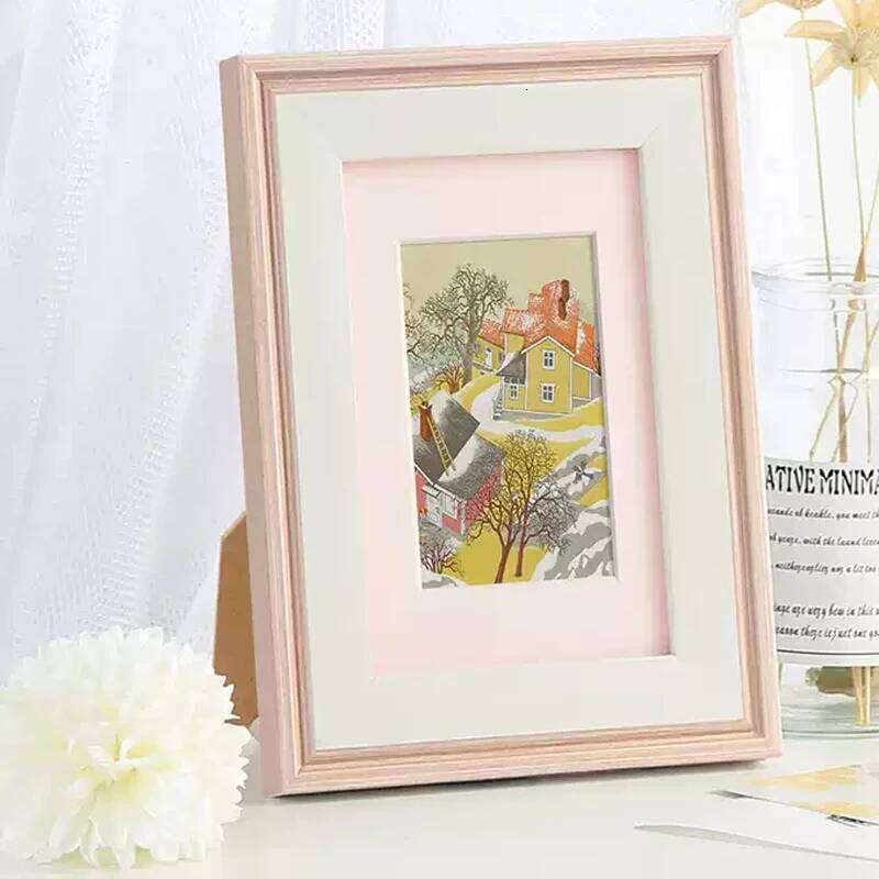 Nordic Modern Style Table Decor Photo 5-10 Inch Picture Frame Living Room Bedroom Family Photos Painting Frames 11 Colors H260306