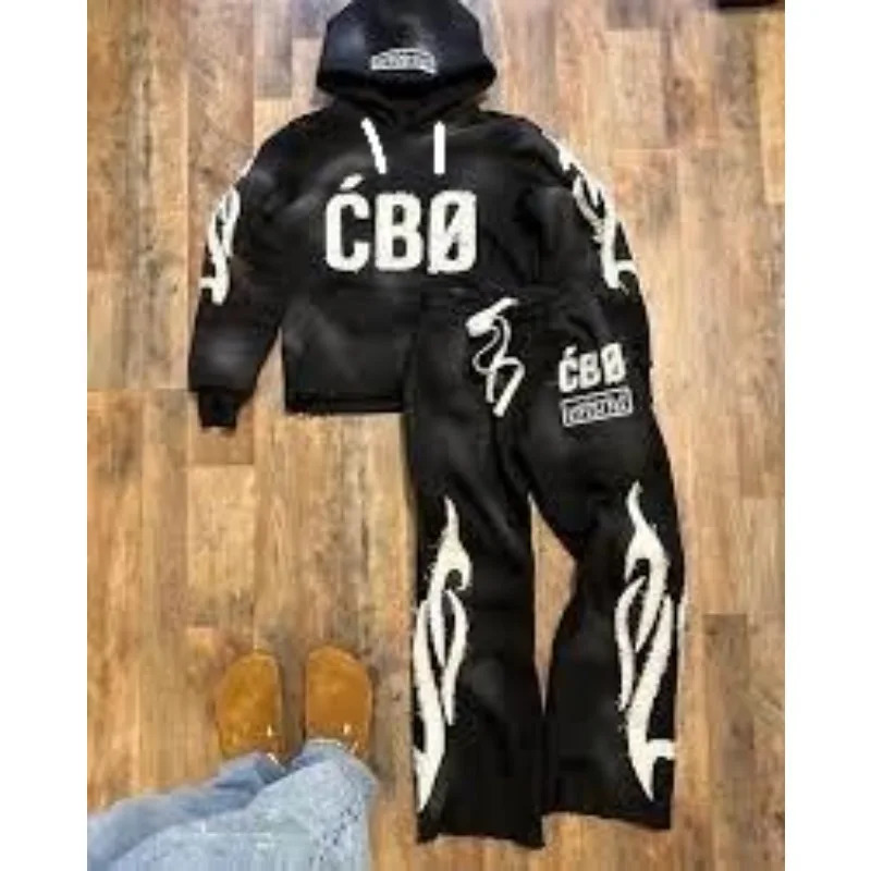 3D Printed Adult Fashion Leisure Sports Hoodie Set 260304