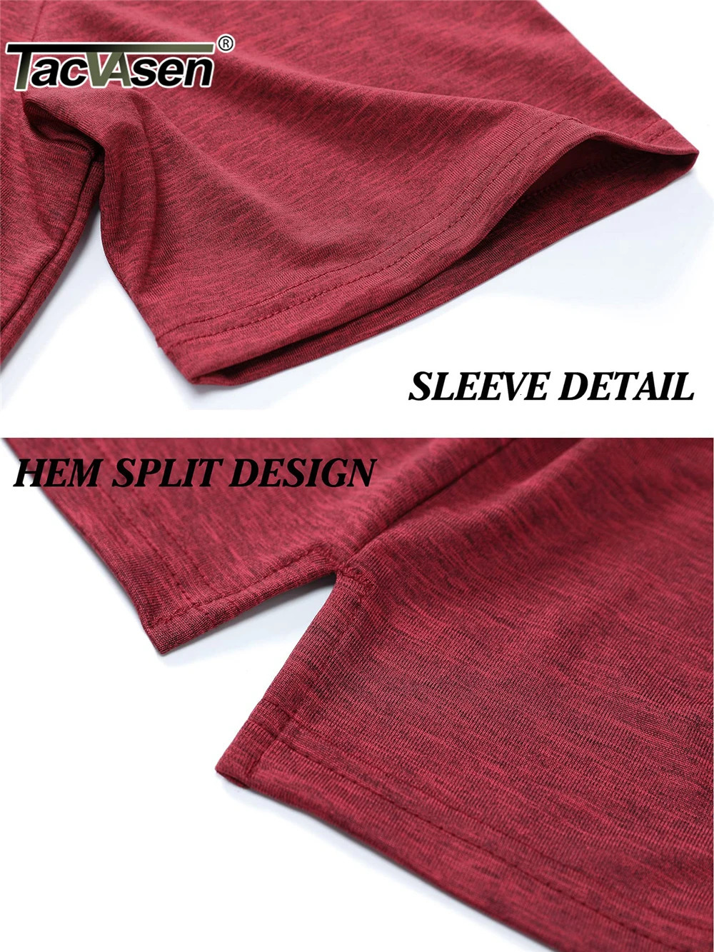 TACVASEN Summer Polo Tshirts Mens Casual Short Sleeve Shirts 3 Buttons Down Quick Dry Breathable Golf Fishing Pullover Workwear 260302