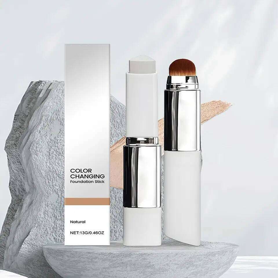 Color-changing Blanca Korean Makeup Base High Coverage Concealer Natural Nude 2IN1 Foundation Stick 26L0306