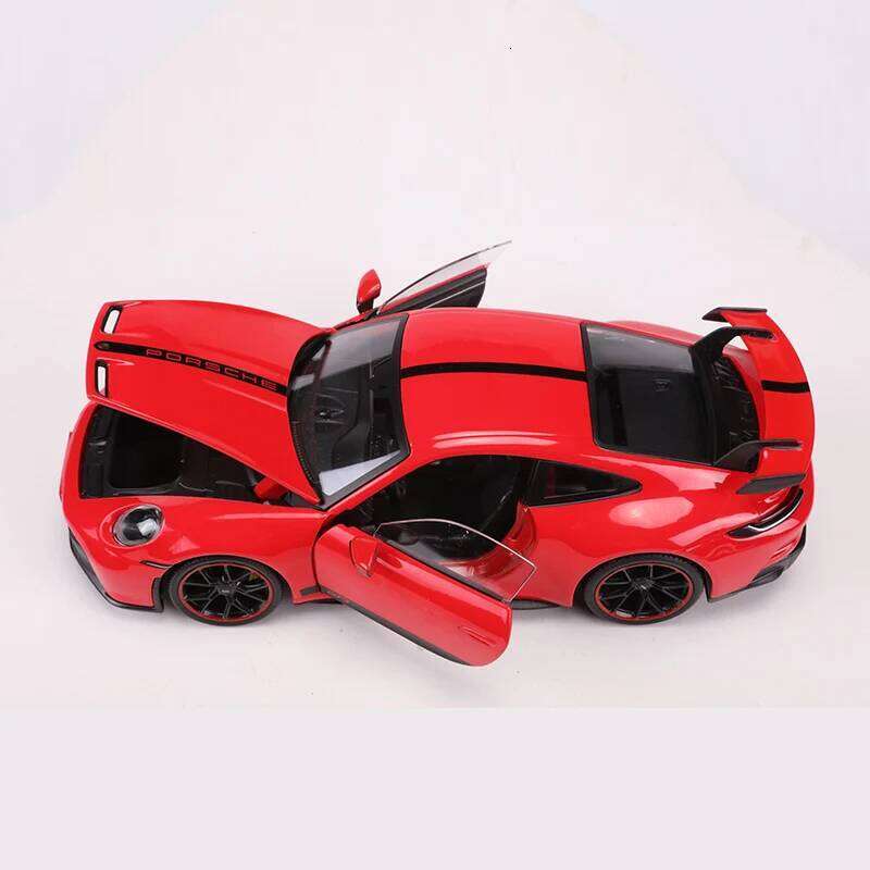 Maisto 1:18 Porsche 911 GT3 Racing Edition Die Casting Alloy Car Model Art Deco Collection Toy Tools Gift Factory Z260306