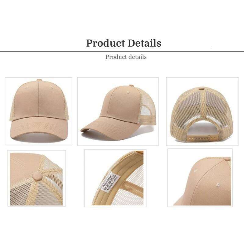 Professional Custom Logo Mesh Printing Embroidery Baseball Sunscreen Visor Cap Casual Sun Hat Designer Snapback Caps Y260304