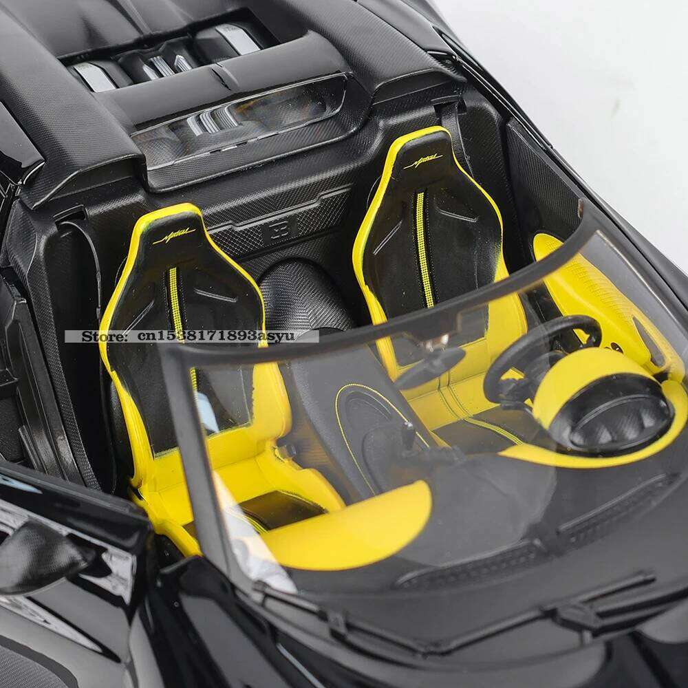 Bburago 1:18 Bugatti Mistra Bolide Divo genuine die-casting simulation alloy car model handicraft decoration collection toy Z260306