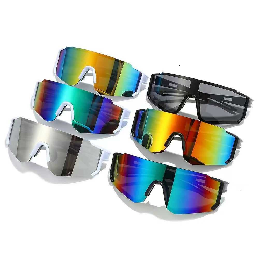 Fashionable new mountain climbing sports colorful sunglasses for men and women windproof sun protection glasses for cycling S260304