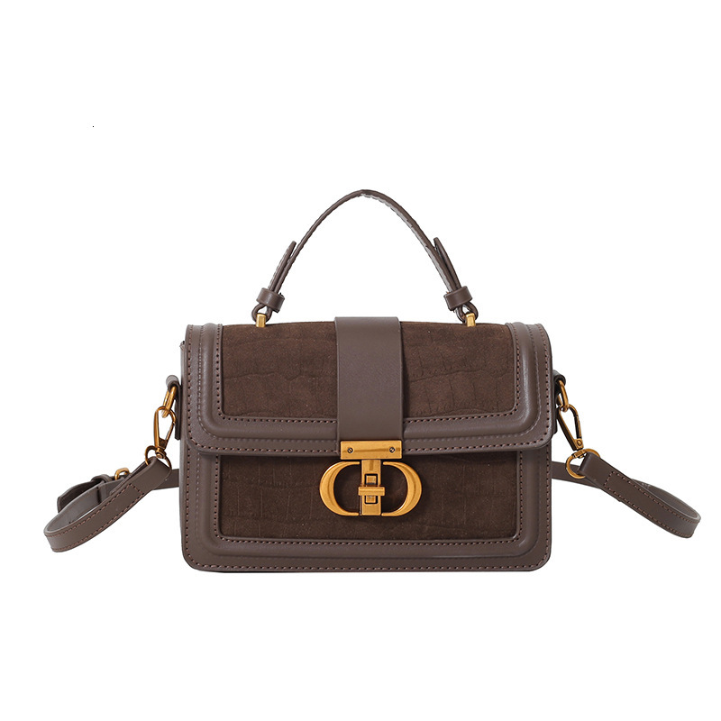 Trendy 2026 New Designer Bag Retro Handheld Small Square Luxury Bag Bag High-quality Texture Niche Design Light Luxury Shoulder Bag Wholesale Commutin
