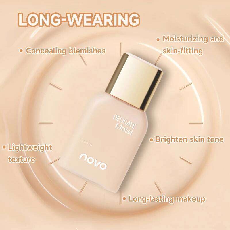 Smooth Liquid Foundation, Moisturizing BB Long-Lasting Oil-Control CC Cream, Waterproof And Sweat-Proof,Even skin tone 26L0306