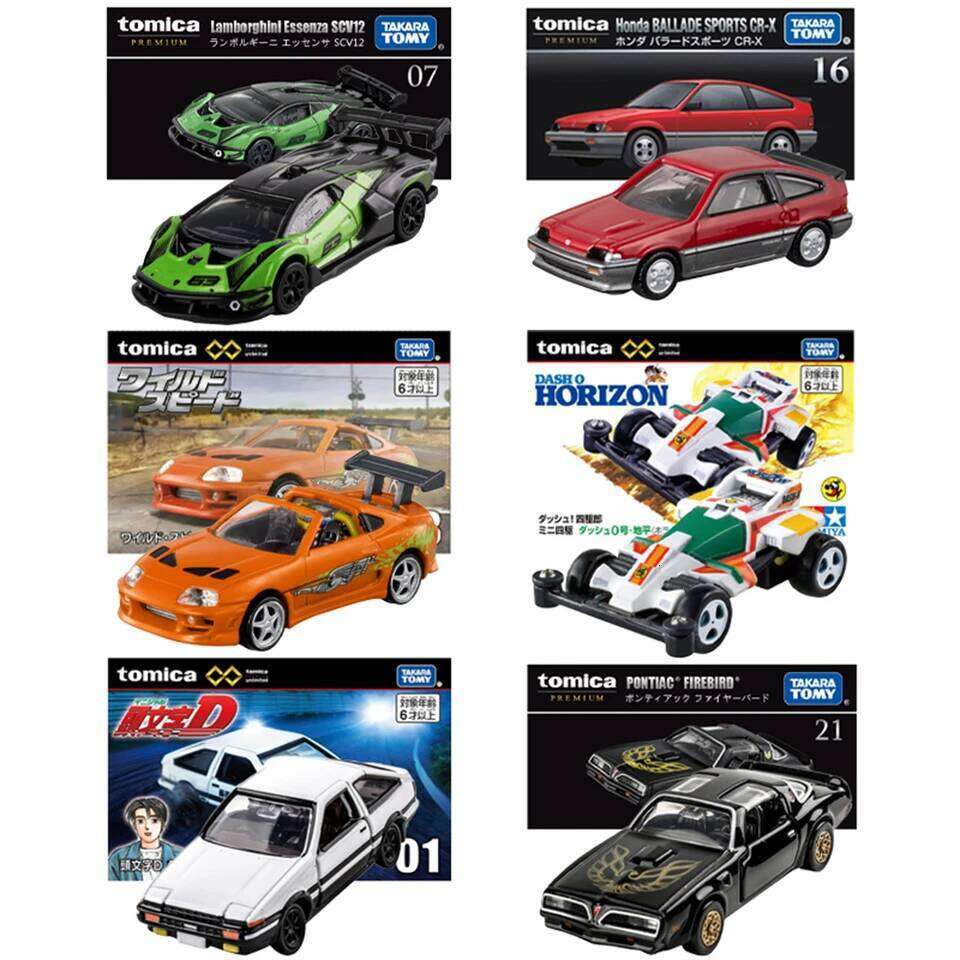 Takara Tomy Tomica Mini Diecast Model Black Box Packaging Simulation TP Series Alloy Car Collection Ornaments Christmas Gift Z260306