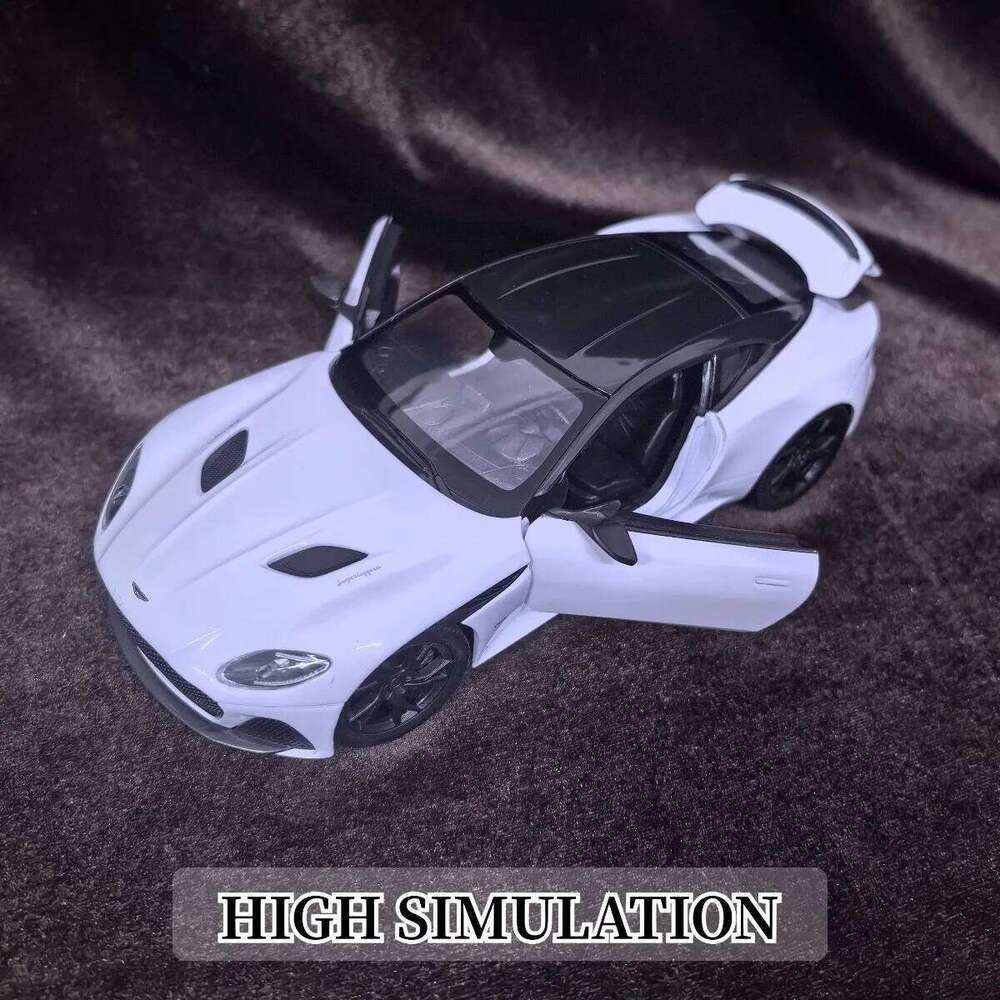 Limited 1:24 Scale Aston Martin DBS Superleggera Car Model, Luxury Vehicle Miniature Replica Figure Kid Xmas Gift Toy Z260306
