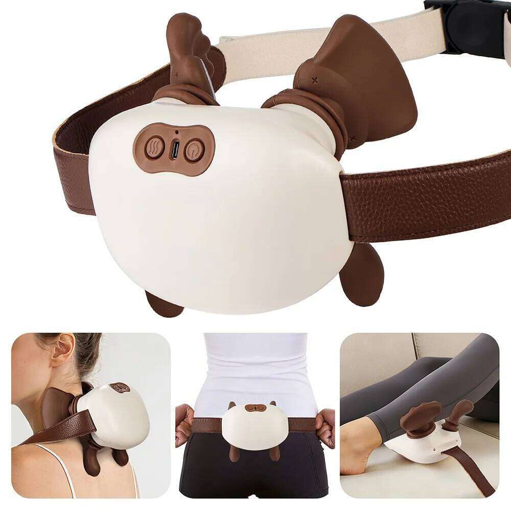 Electric Muscle Massager Wireless Shoulder And Back Kneading Massage Shawl Neck masajeador Relax Pain Relief 26Y0307