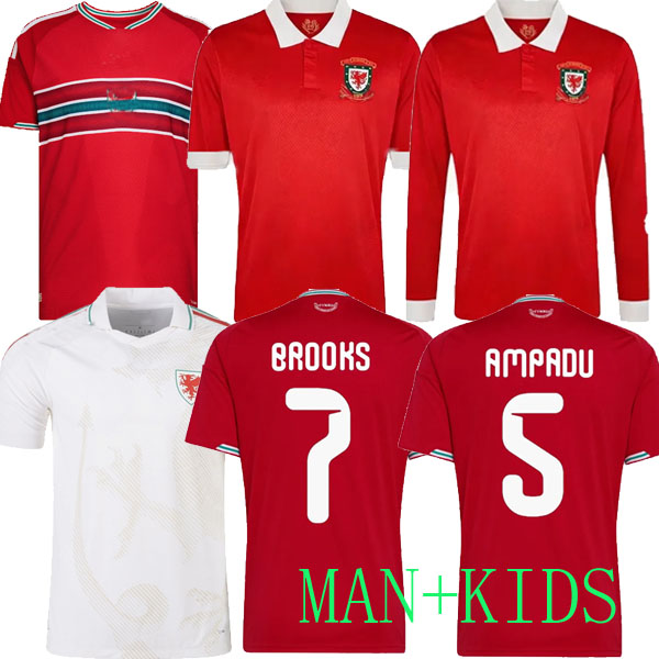 2026 2027 wales soccer jersey 150 anniversary 150TH 26 27 BROOKS WILSON JOHNSON Neco Williams HOME football shirts men kids kit home away top SPECIAL