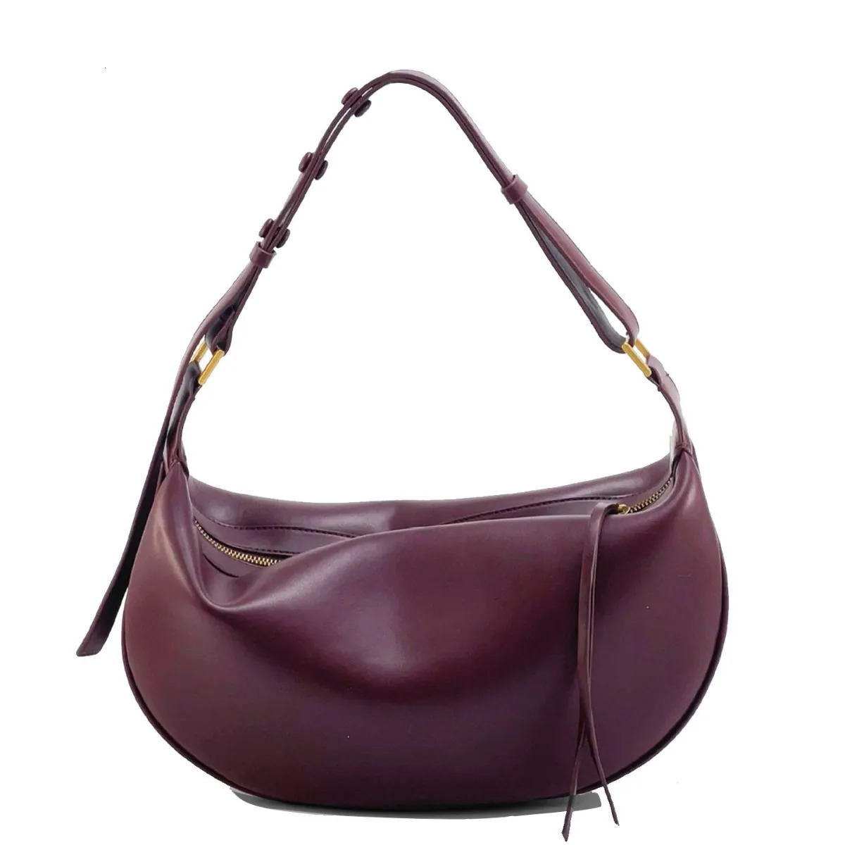 Dumpling Crescent Armpit Bag for Women Large Capacity Shoulder Bags fashionPU Leather Crossbody Trendy Purs handbag 260227