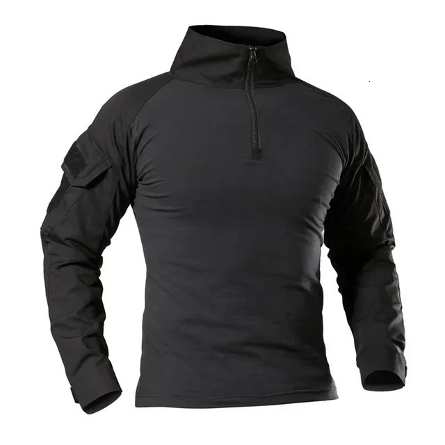 Outdoor Tactical Hiking TShirts Men Combat Military Army CP Camouflage Long Sleeve Hunting Climbing Shirt Cotton Sport Clothes 260302