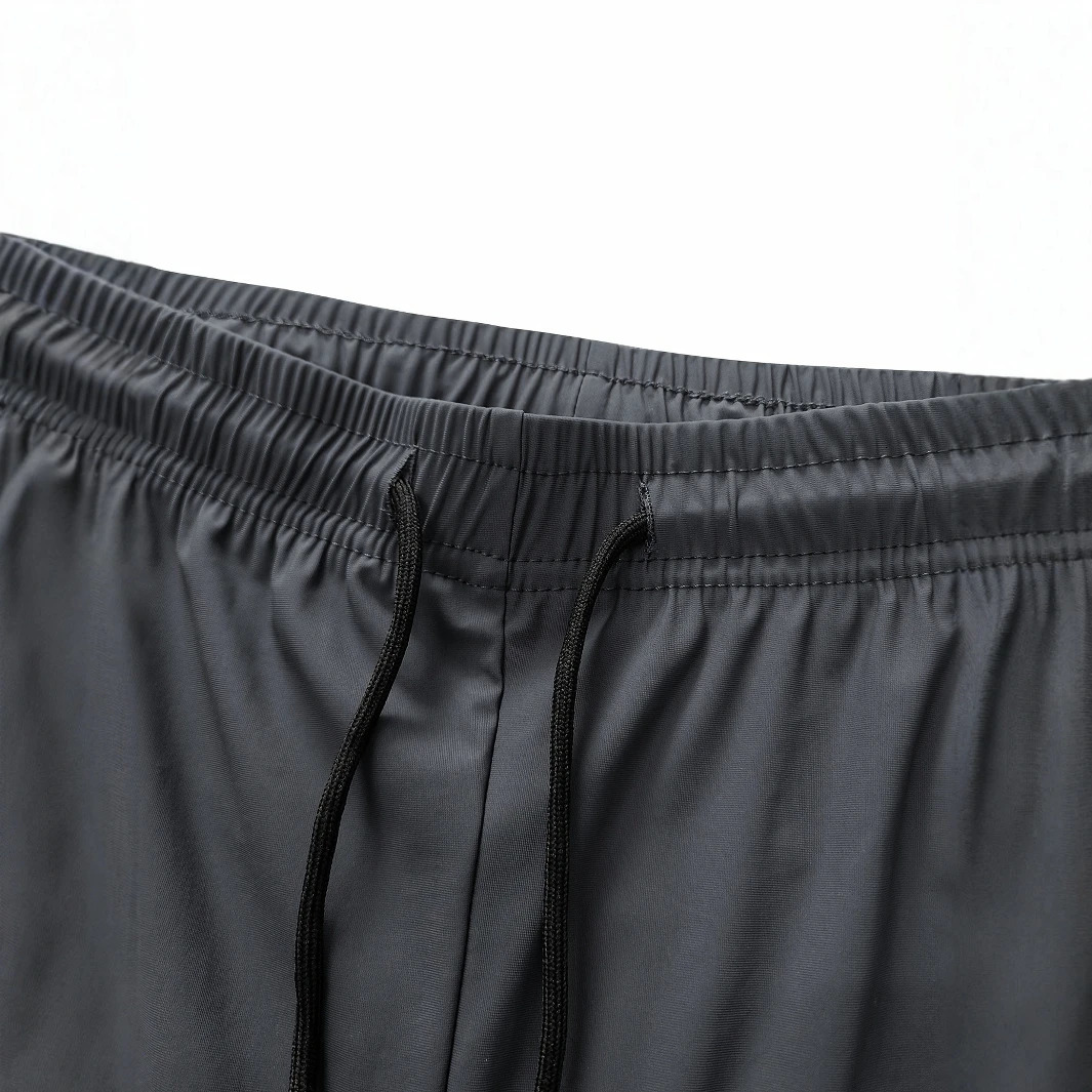 Men High Elasticity Ice Silky Joggers with Zipper Pockets Breathable Stretchy Athletic Pants for Running Gym and Outdoor Activit 260306
