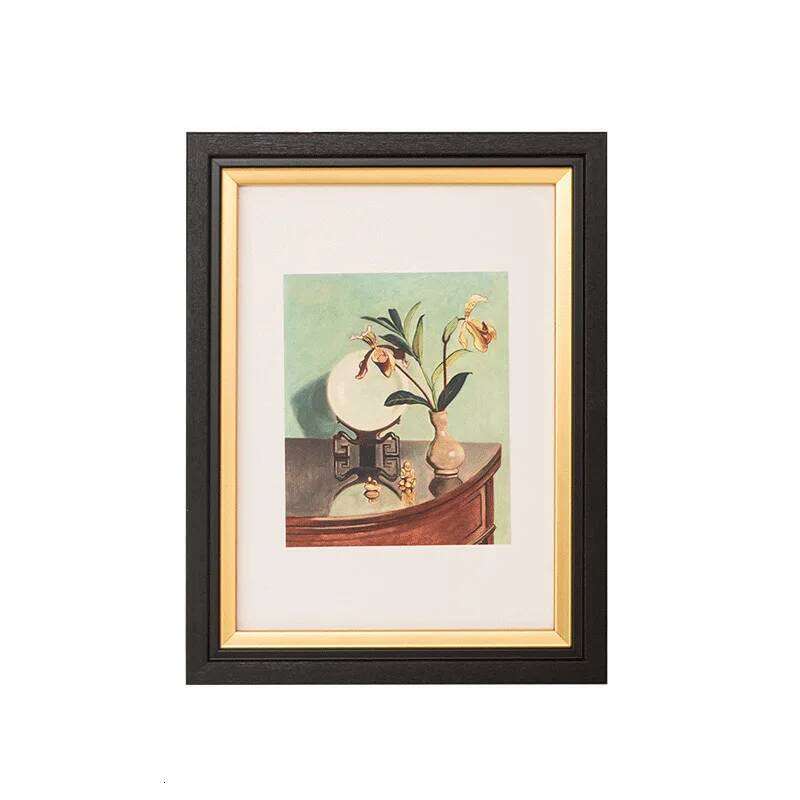 Creative Gold Picture Versatile Photo Frame for 8-inch, 10-inch, and A4 Artworks Horizontal & Vertical Display Home Dcor H260306