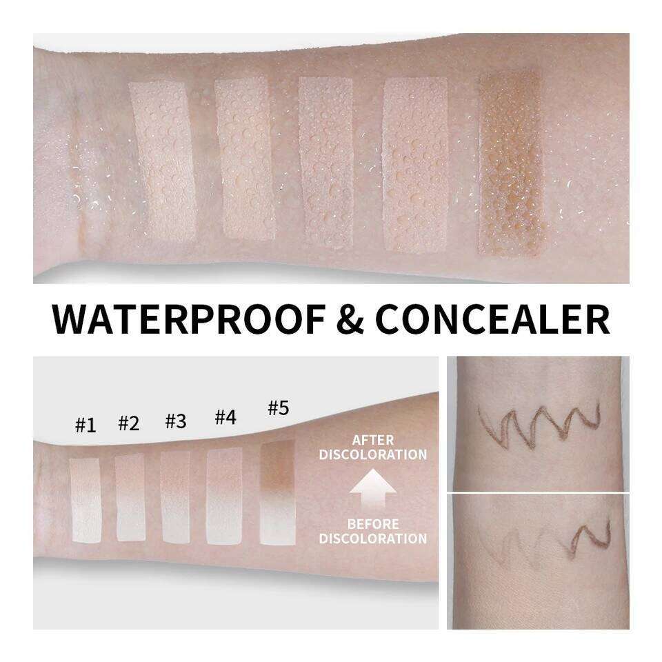 Color Changing Foundation Detachable Brush Blanc Cover Cream Stick High Coverage Smoothly Blending Base Makeup 26L0306