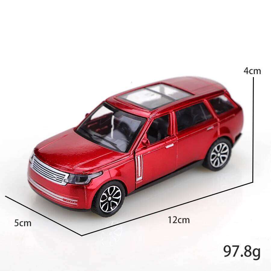 Bag 1/36 two-door alloy imitation Range Rover pull-back car, metal die-casting, boy's toy, exquisite children's toy Z260306