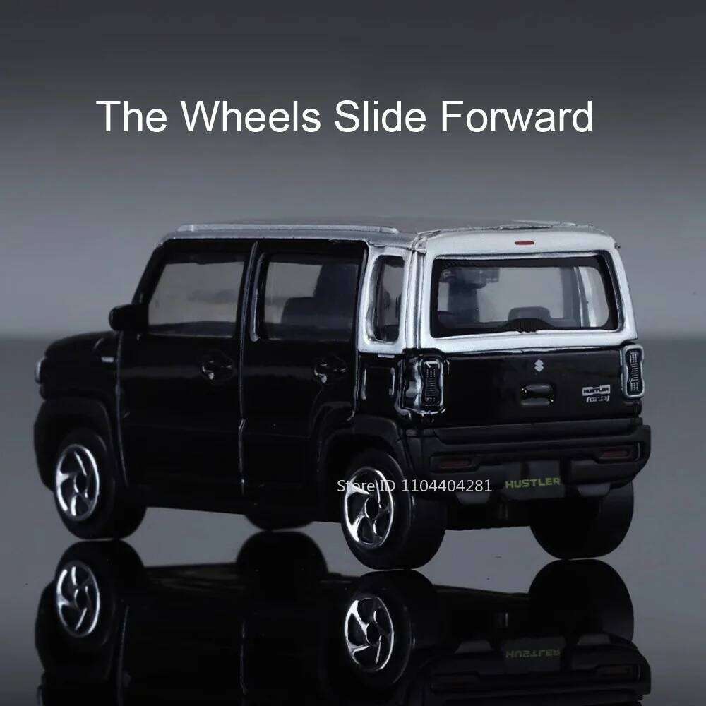 1:48 Suzuki Hustler 2020 Toys Car Diecast Alloy Model Wheels Can Slide Metal Body Miniature Vehice Exquisite Ornaments Boy Gift Z260306