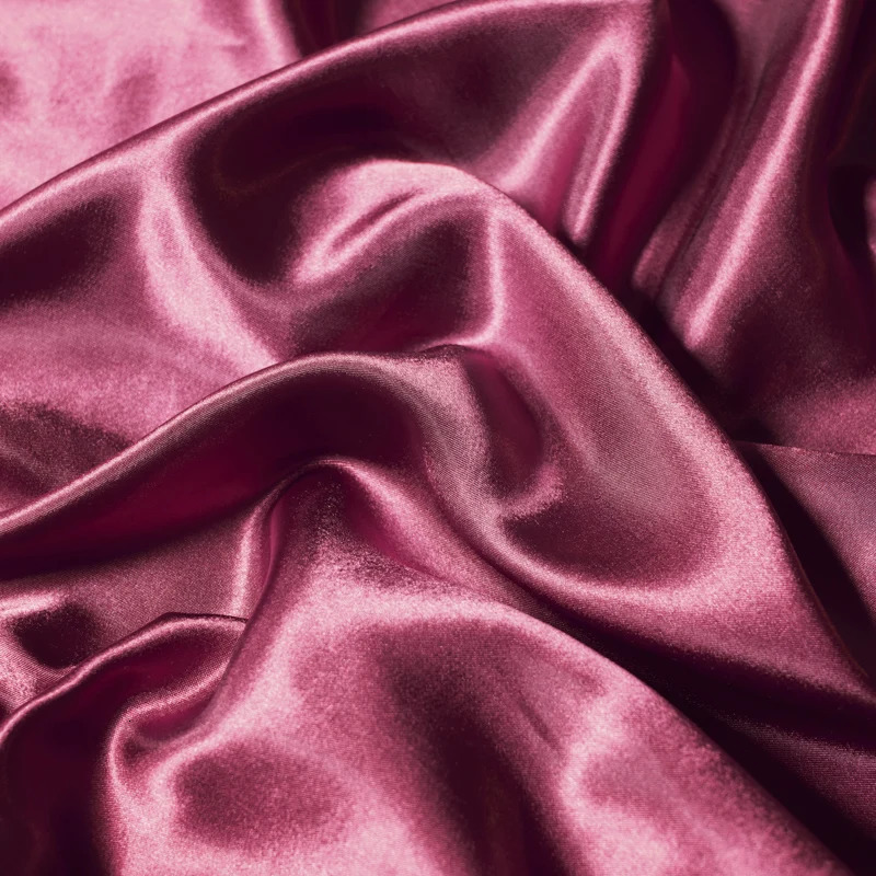 Blanket 1Pc Satin Fitted Sheet Solid Colour Twin Full Queen Ice Silk Mattress Cover Natural With Elastic Band Bed Sheet No Pillowcase 260228 - view 5