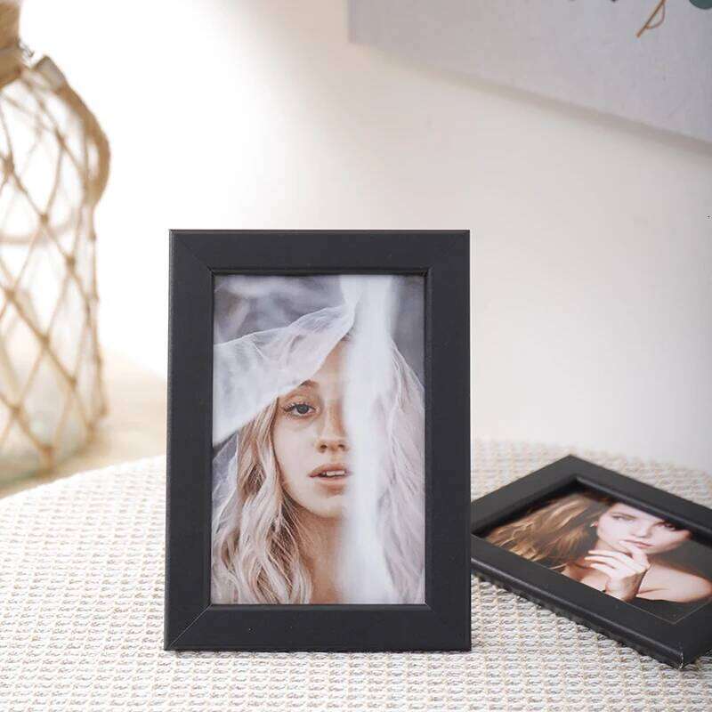 1 black classic desktop wall simple modern photo frame, suitable for living room and bedroom H260306