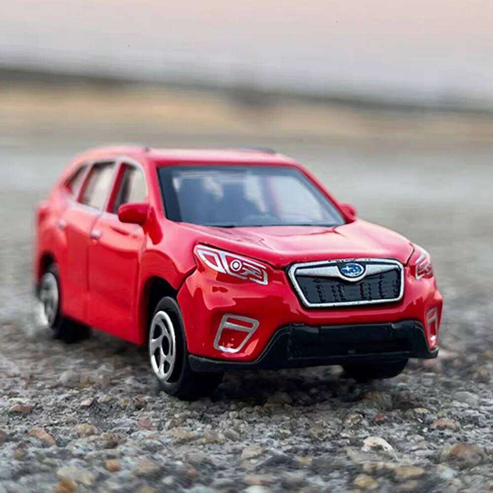 1:64 SUBARU Forester Alloy Cars Toys Diecast Models Wheel Shock Absorption Glide Forward Miniature Toy Vehicles Ornaments Gifts Z260307