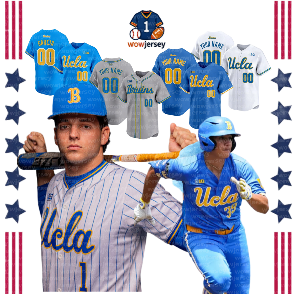 2026 UCLA baseball jersey Roch Cholowsky Roman Martin Mulivai Levu Will Gasparino Phoenix Call Michael Cunningham Aidan Espinoza Payton Brennan Ian May jerseys