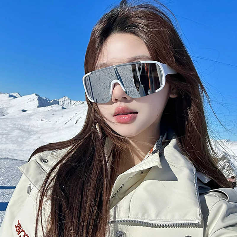 Outdoor Cycling Glasses Climbing Mountaineering Goggles Snow Mountain UV Protection Ski Goggles Windproof Snow Cycling Sunglasses S260304