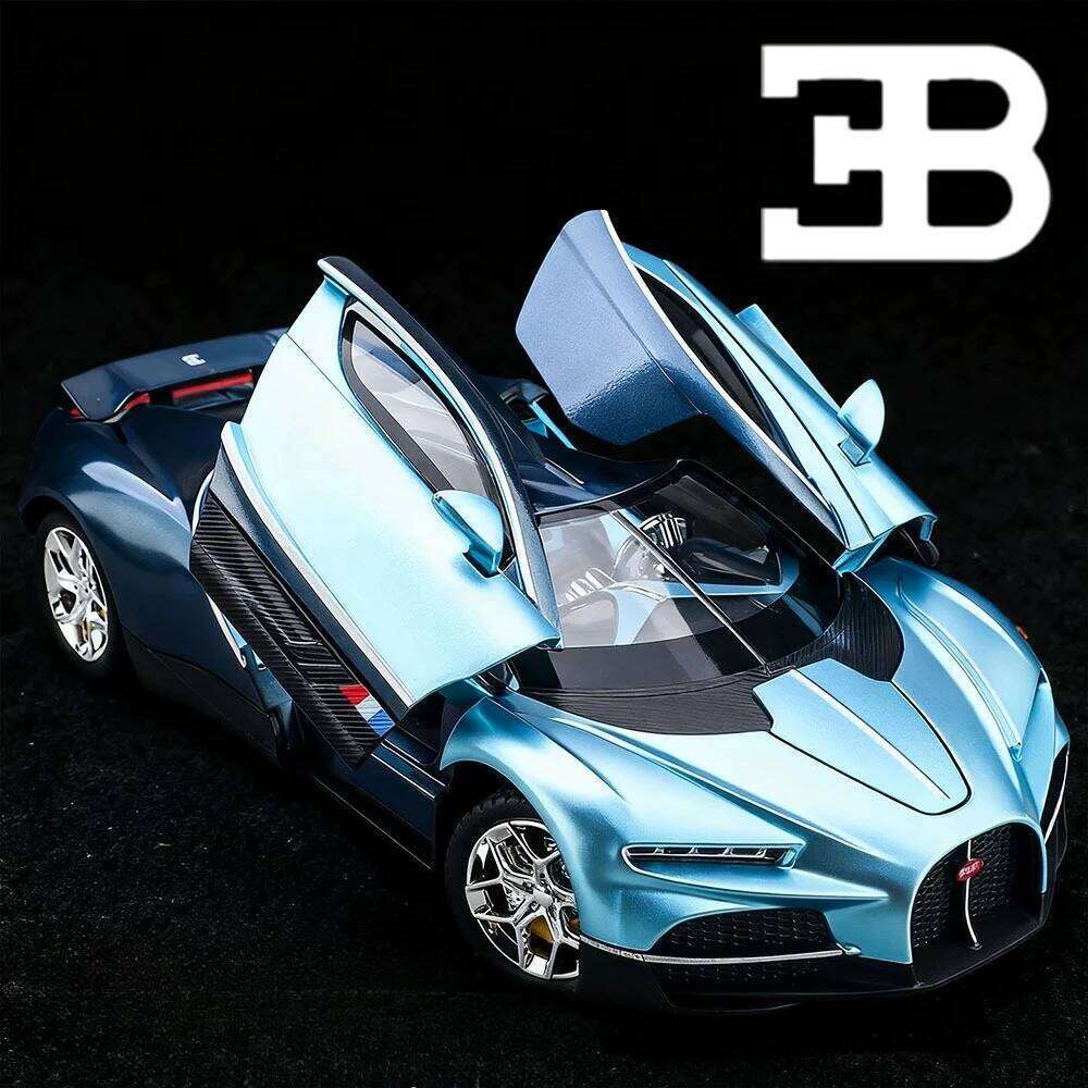 1:24 Tourbillon Valkyrie Miniature Toys Model Diecast Alloy Sport Car Front Wheel Steering Sound Light Pull Back Vehice Ornament Z260307