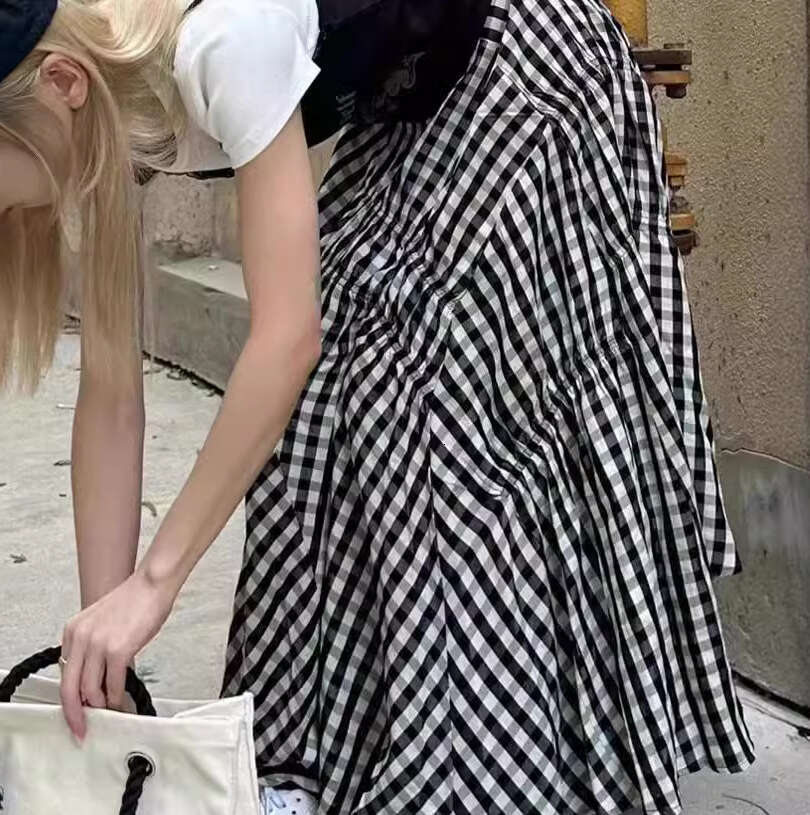 2026 Spring and Summer New High Waist Irregular pleated Skirt Multi functional a3 Women's Skirt