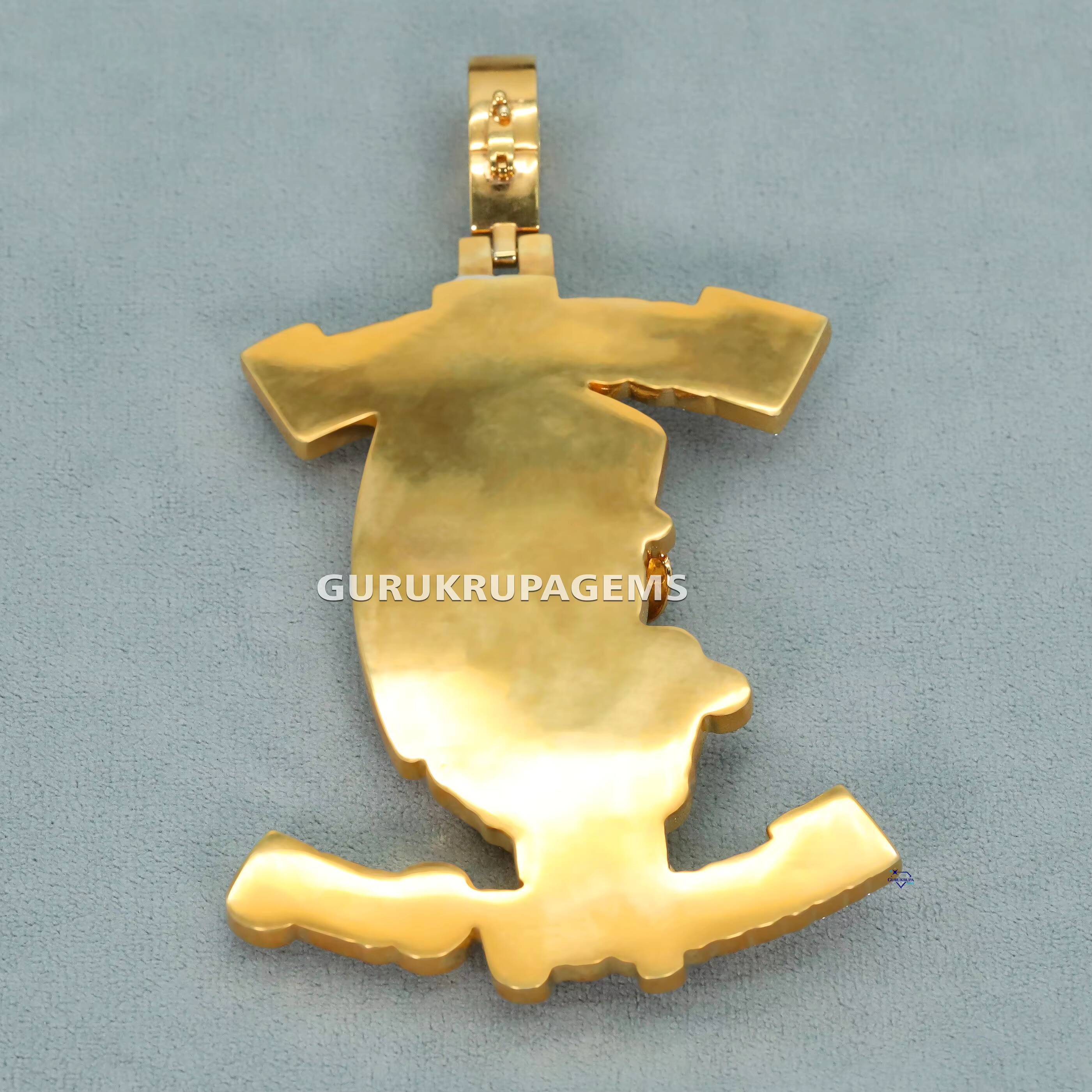 Custom Hip Hop Jewelry in 925 Sterling Silver Moissanite Diamond Pendants for Mens With VVS Clarity for Any Occasion