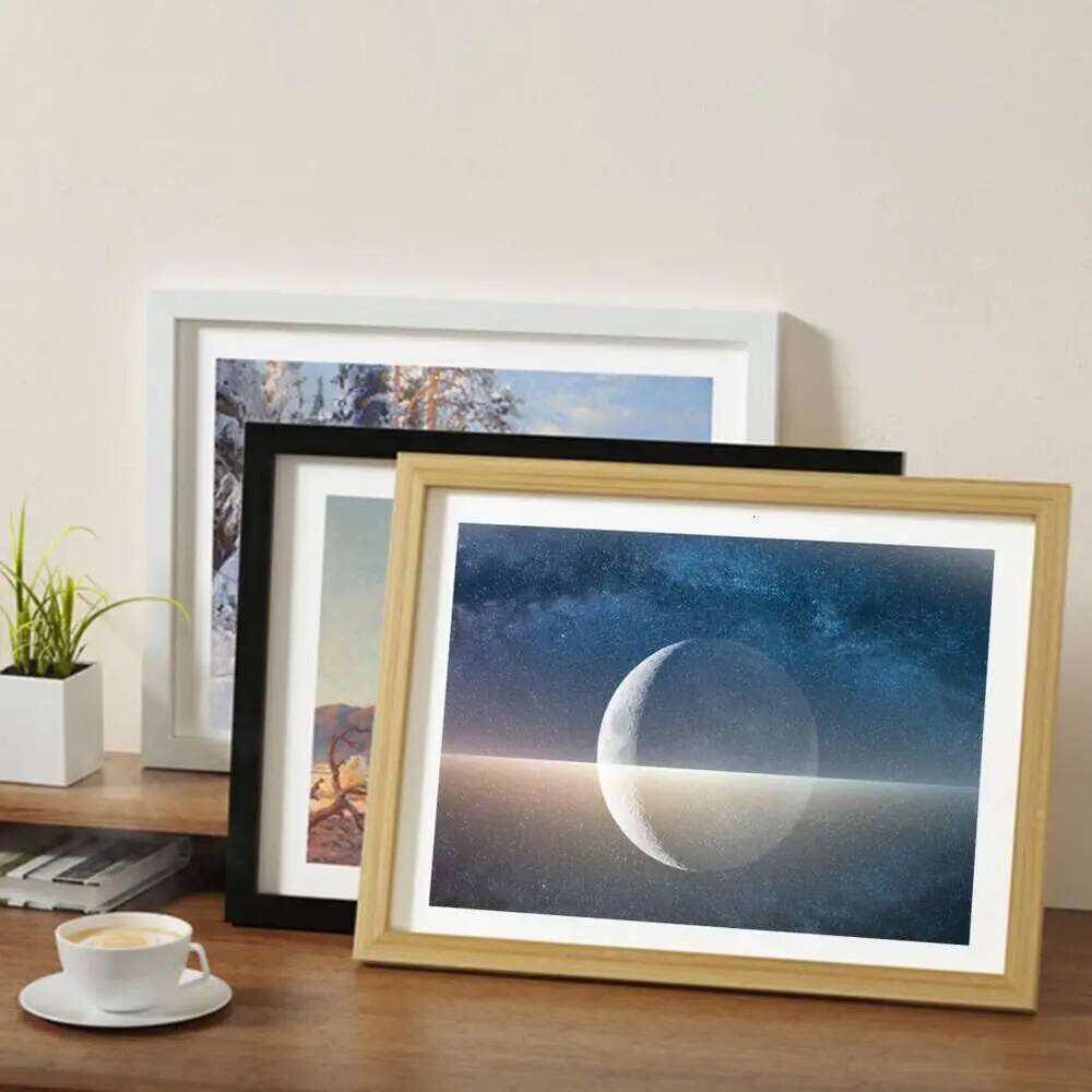 1Pc Photo High-quality Wall Picture with Shatter Resistant Plexiglass A4 Sized Painting Display Frame Home Decor H260306