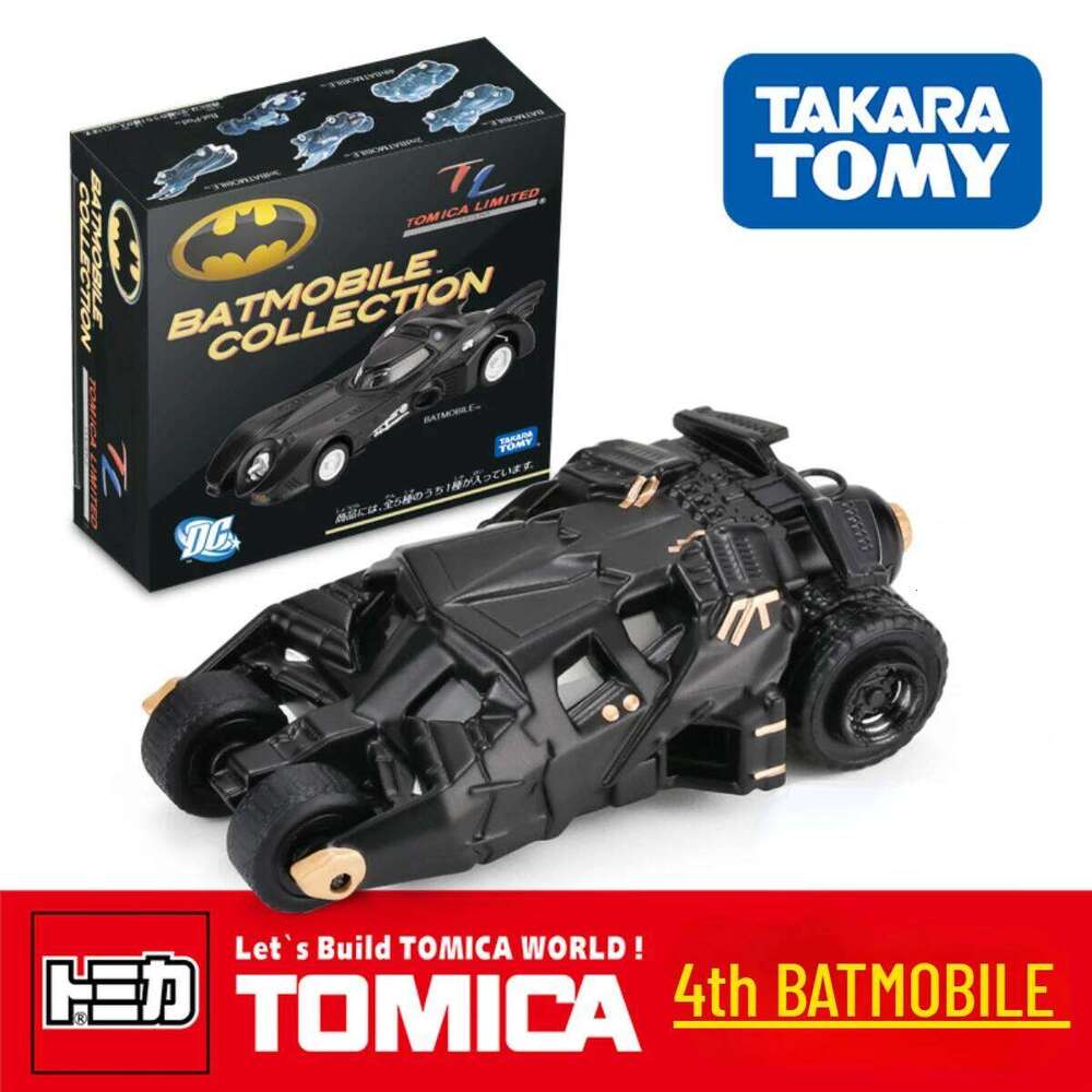 Takara Tomy Tomica Scale Batman Car Model Batmobile Pod Bike Christmas Halloween Gift Kids Room Decor Toys for Baby Boys Girls Z260306