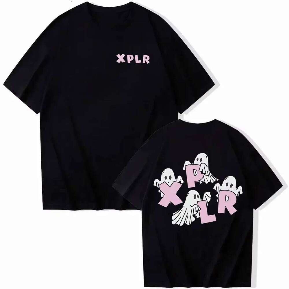 Xplr Club Shirt Country Music Round Neck Short Sleeve Fans Street Fashion Versatile Women's T-shirt XJ260306 XJ260306