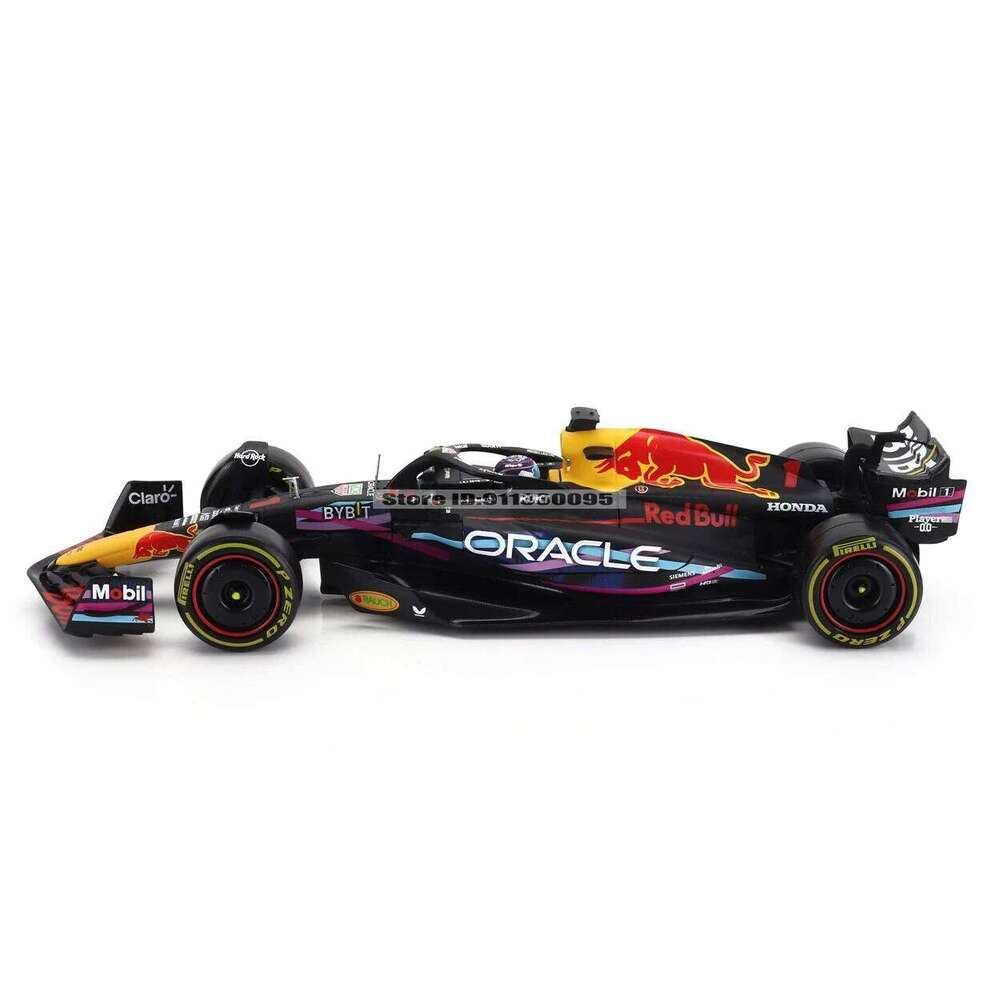 Bburago 1:24 2023 F1 Red Bull RB19 Miami Station 1 Perez # 11 Alloy Car Formula One Die Casting Model Gift Toy Boy Z260306