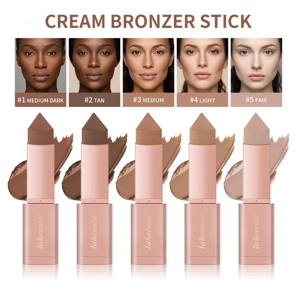 Cream Bronzer Stick and Contour Stick Bronzing Contouring Instant Highlights Dark Circles Face Contour Facial Foundation Makeup 260305