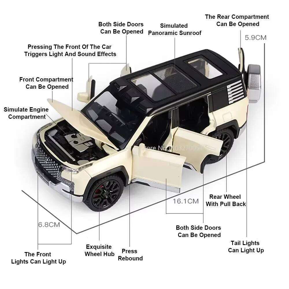 1:32 BYD Looks Up At U9 U8 Alloy Diecast Models Car Toys Sound Ligth Pull Back Doors Opened Vehcies Kids Toy Gifts Z260306