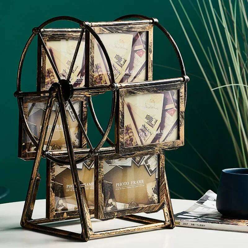 Creative Nordic Interior Ferris Wheel Home Living Decoration Room Photo Frame Picture Frames H260306